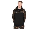 FOX LW BLACK / CAMO SPLIT ZIP HOODY Small