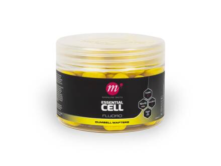Mainline Fluoro Dumbell Wafters 12x15mm Essential Cell