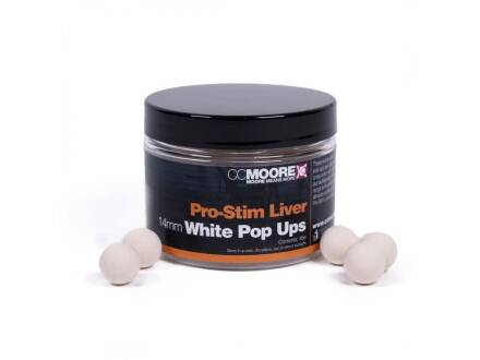 CC Moore Pro-Stim Liver White Pop Ups 14mm