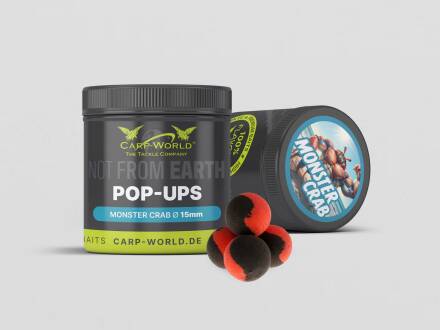 Carp World Not From Earth Pop Ups 15mm Monstercrab Black/Red