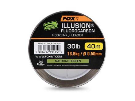 Fox Edges Illusion Fluorocarbon Naturals Green 30lb 13.6KG 0.50mm