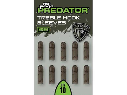 Fox Rage Predator Camo treble Hook Sleeves Medium