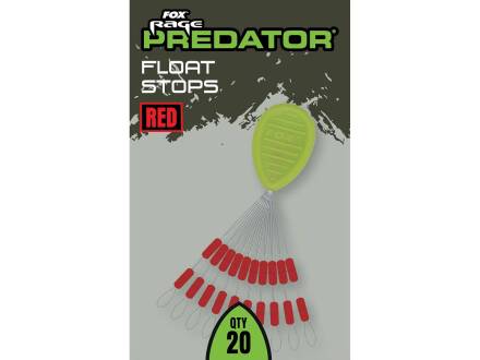 Fox Rage Predator Float Stops Red