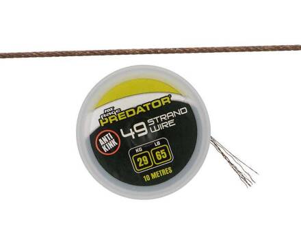Fox Rage Predator 49-Strand Coated Steel Wire 10m 40lb/18kg