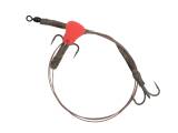 Fox Rage Predator Twin Treble Trace 52cm Size 4 Barbed -...