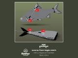 Fox Rage Predator Twin Treble Trace 52cm Size 4 Barbed - 40lb