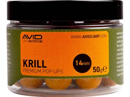 Avid Carp Pop Ups KRILL 14MM 50G