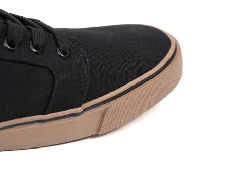 Fox Black Canvas Shoe UK 10 / EU 44