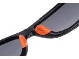 FOX® COLLECTION BLACK ORANGE SHADES - GREY LENS