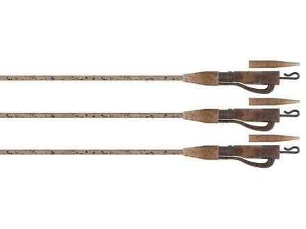 Fox Edges Naturals Tubing Leadclip Ready Rigs Size 7 Tungsten with a Naturals green clip