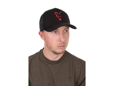 Fox Collection Trucker Cap Black Orange