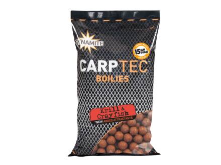 Dynamite Baits Carp-Tec Boilies 20mm Krill & Crayfish