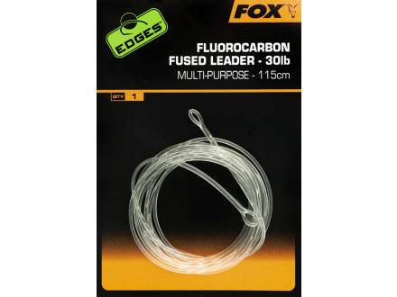 Fox Edges Fluorocarbon Fused Leaders 115cm No Swivel