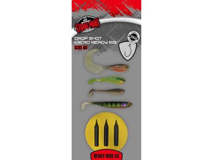 Fox Rage Drop Shot Ready Rigs Micro Size 6