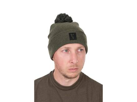Fox Collection Bobble Hat Green/Black