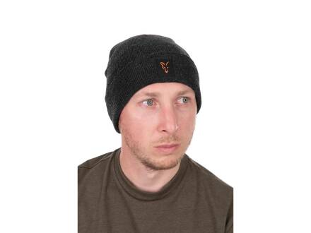 Fox Collection Beanie Hat Black/Orange