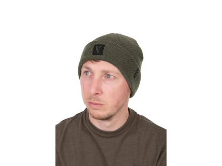 Fox Collection Beanie Hat Green/Black