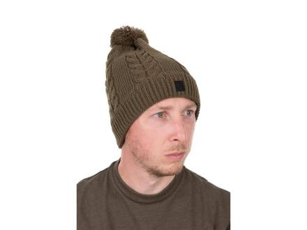 Fox Khaki Knitted Bobble