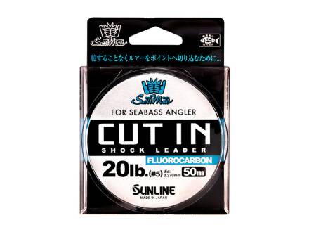 Sunline CUT IN Fluorocarbon Shock Leader 30lb / 0,435mm / #7