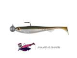 Fox Rage Bulk Loaded Slick Shad 9cm UV