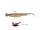 Fox Rage Bulk Loaded Slick Shad 9cm UV Hot Olive 2/0 10g
