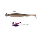 Fox Rage Bulk Loaded Slick Shad 13cm UV   Wagasaki 4/0 15g