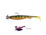 Fox Rage Bulk Loaded Slick Shad 13cm UV   Perch 4/0 15g