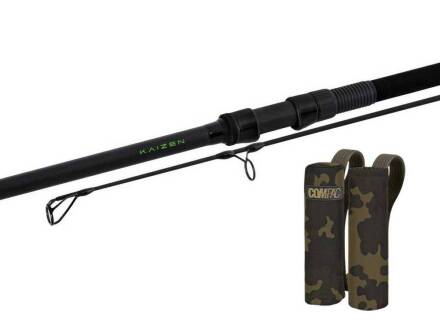 Korda Kaizen Green 10ft 3.5lb + Compac Elasticated Tip & Butt Protector Dark Kamo