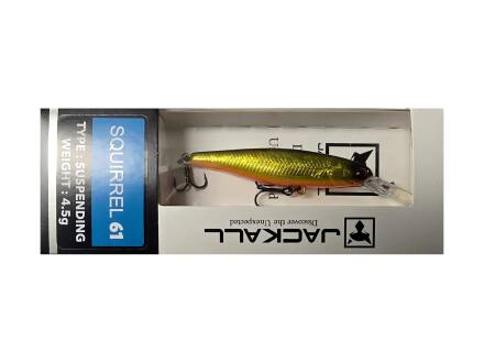 Jackall Squirrel 61SP HL Gold & Black
