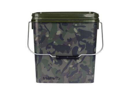 Trakker 13 Ltr Camo Square Container inc tray