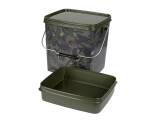 Trakker 13 Ltr Camo Square Container inc tray