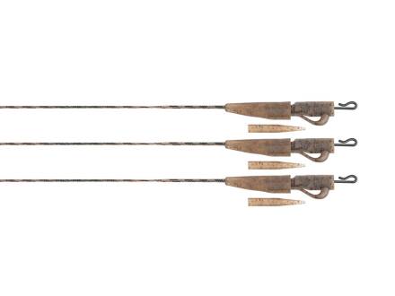 Fox Edges Camo Submerge Lead Clip Leaders 3pcs 40lb
