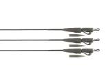 Fox Edges Naturals Leadcore Lead Clip Leaders 3pcs 50lb