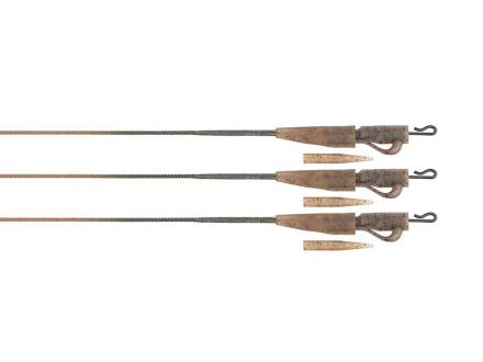 Fox Edges Camo Leadcore Lead Clip Leaders 3pcs 50lb