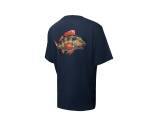 BKK Short Sleeve Casual Shirt Perch - Navy Blue