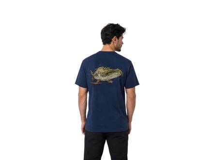 BKK Short Sleeve Casual Shirt - Pike Navy Blue XL