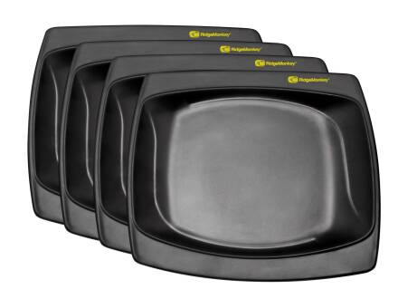 RidgeMonkey DLX Large Plate Four Pack