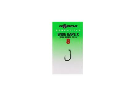 Korda Essentials Wide Gape X | Barbed 8