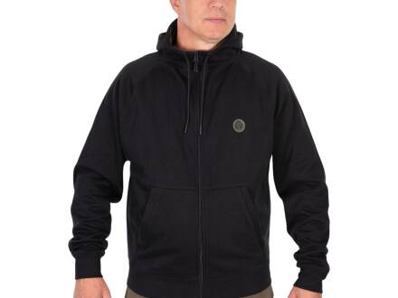 Fox Collection Zipped Hoody Black