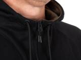 Fox Collection Zipped Hoody Black