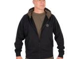 Fox Collection Zipped Hoody Black