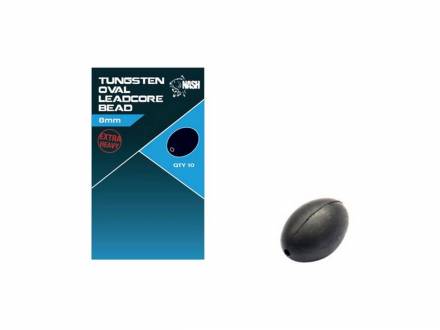 Nash Tungsten Oval Leadcore Bead 8mm
