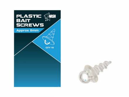Nash Plastic Bait Screws 8mm