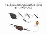 Poseidon Multi Lead Action Pack Lead Clip System Brown...
