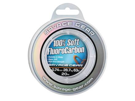 Savage Gear Soft Fluoro Carbon 0.81mm 15m 33kg 73lb