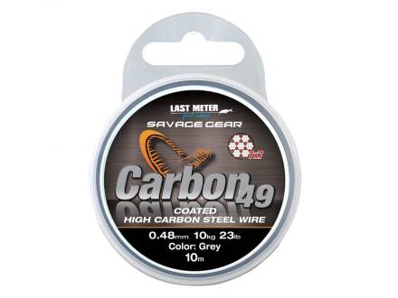 Savage Gear Carbon 49 Coated Grey 10m 0.70mm 23kg 50lb