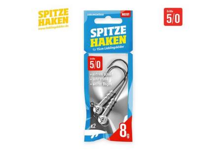 Lieblingsköder Spitze Haken 5/0 8g