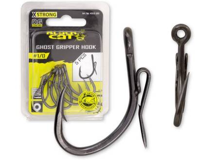 Black Cat Ghost Gripper-Haken DG Coating 3/0