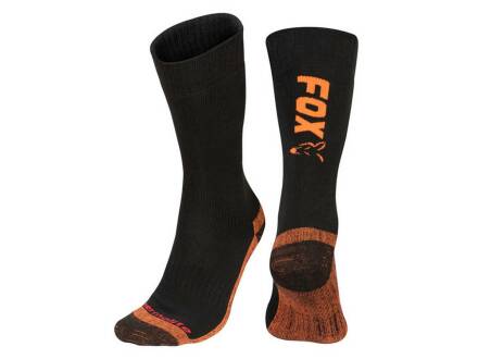 Fox Black / Orange Thermolite long sock 6 - 9 (Eu 40-43)