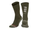 Fox Green / Silver Thermolite Long Sock 10 - 13 (Eu 44-47)
